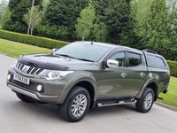 USED 2016 16 MITSUBISHI L200 2.4 DI-D 4X4 BARBARIAN DCB 178 BHP ** NO VAT * CANOPY + SAT NAV
