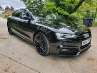 USED 2016 65 AUDI A5 1.8 SPORTBACK TFSI BLACK EDITION PLUS 5d 175 BHP ZERO DEPOSIT FINANCE AVAILABLE