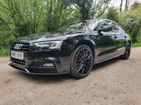 USED 2016 65 AUDI A5 1.8 SPORTBACK TFSI BLACK EDITION PLUS 5d 175 BHP ZERO DEPOSIT FINANCE AVAILABLE