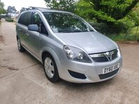USED 2010 60 VAUXHALL ZAFIRA 1.6 EXCLUSIV 5d 113 BHP ZERO DEPOSIT FINANCE AVAILABLE