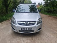 USED 2010 60 VAUXHALL ZAFIRA 1.6 EXCLUSIV 5d 113 BHP ZERO DEPOSIT FINANCE AVAILABLE