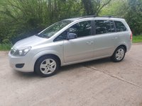USED 2010 60 VAUXHALL ZAFIRA 1.6 EXCLUSIV 5d 113 BHP ZERO DEPOSIT FINANCE AVAILABLE