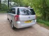 USED 2010 60 VAUXHALL ZAFIRA 1.6 EXCLUSIV 5d 113 BHP ZERO DEPOSIT FINANCE AVAILABLE