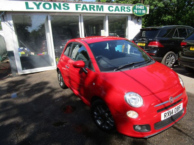 2014 14 Fiat 500 0.9 TWINAIR S (SPORT) 3d 85 BHP