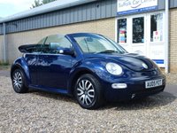 USED 2005 05 VOLKSWAGEN BEETLE 1.6 8V 2d 101 BHP www.suffolkcarcentre.co.uk - Located a Reydon