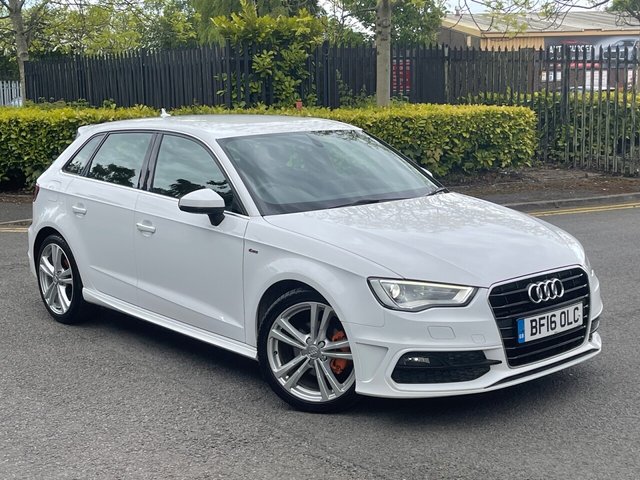 2016 16 Audi A3 1.6 TDI S LINE NAV 5d 109 BHP