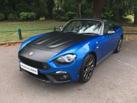 USED 2018 18 ABARTH 124 1.4 SPIDER MULTIAIR 2d 168 BHP ..JUST HAD FULL CAMBELT SERVICE..