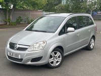 USED 2010 10 VAUXHALL ZAFIRA 1.8 EXCLUSIV 5d 140 BHP 