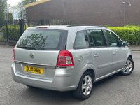USED 2010 10 VAUXHALL ZAFIRA 1.8 EXCLUSIV 5d 140 BHP 
