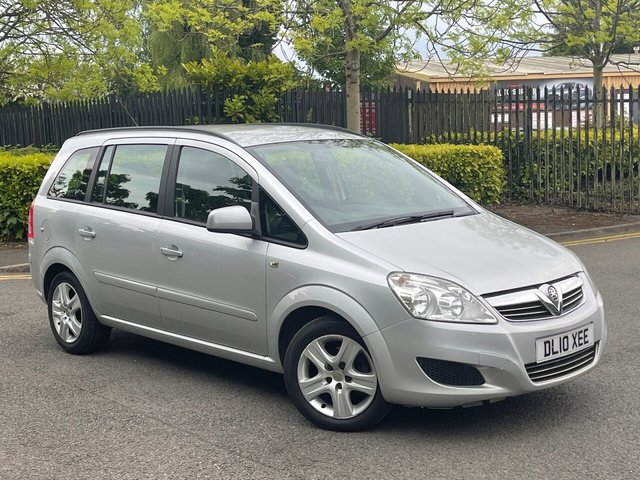 2010 10 Vauxhall Zafira 1.8 EXCLUSIV 5d 140 BHP