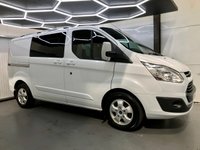 USED 2017 17 FORD TRANSIT CUSTOM 2.0 290 LIMITED LR DCB 129 BHP NO VAT-CREW CAB-LIMITED