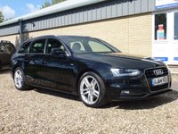 USED 2015 64 AUDI A4 1.8 AVANT TFSI S LINE 5d 168 BHP www.suffolkcarcentre.co.uk - Located a Reydon