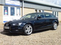 USED 2015 64 AUDI A4 1.8 AVANT TFSI S LINE 5d 168 BHP www.suffolkcarcentre.co.uk - Located a Reydon