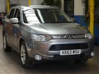 USED 2013 63 MITSUBISHI OUTLANDER 2.3 DI-D GX 4 5d 147 BHP 4x4 7 SEATS SUNROOF FULL LEATHER HEATED SEATS SAT NAV REAR VIEW CAMERA