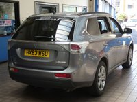 USED 2013 63 MITSUBISHI OUTLANDER 2.3 DI-D GX 4 5d 147 BHP 4x4 7 SEATS SUNROOF FULL LEATHER HEATED SEATS SAT NAV REAR VIEW CAMERA