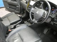 USED 2013 63 MITSUBISHI OUTLANDER 2.3 DI-D GX 4 5d 147 BHP 4x4 7 SEATS SUNROOF FULL LEATHER HEATED SEATS SAT NAV REAR VIEW CAMERA