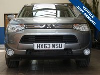 USED 2013 63 MITSUBISHI OUTLANDER 2.3 DI-D GX 4 5d 147 BHP 4x4 7 SEATS SUNROOF FULL LEATHER HEATED SEATS SAT NAV REAR VIEW CAMERA