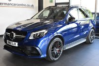 USED 2018 18 MERCEDES-BENZ GLE-CLASS 5.5 AMG GLE 63 S 4MATIC NIGHT EDITION 5d AUTO 577 BHP FULL MERCEDES BENZ SERVICE HISTORY + REAR SEAT ENTERTAINMENT SYSTEM + HEATED SPORTS SEATS + SATELLITE NAVIGATION + PANORAMIC SUNROOF + PARKING SENSOR + HARMAN/KARDON PREMIUM SPEAKERS + AMG MULTI FUNCTION STEERING WHEEL+ ELECTRIC/HEATED/FOLDING DOOR MIRRORS + 21 INCH ALLOY WHEELS