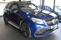 USED 2018 18 MERCEDES-BENZ GLE-CLASS 5.5 AMG GLE 63 S 4MATIC NIGHT EDITION 5d AUTO 577 BHP FULL MERCEDES BENZ SERVICE HISTORY + REAR SEAT ENTERTAINMENT SYSTEM + HEATED SPORTS SEATS + SATELLITE NAVIGATION + PANORAMIC SUNROOF + PARKING SENSOR + HARMAN/KARDON PREMIUM SPEAKERS + AMG MULTI FUNCTION STEERING WHEEL+ ELECTRIC/HEATED/FOLDING DOOR MIRRORS + 21 INCH ALLOY WHEELS