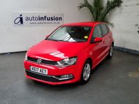USED 2017 17 VOLKSWAGEN POLO 1.2 MATCH EDITION TSI 5d 89 BHP BLUETOOTH PARKING SENSORS FSH