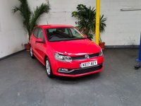 USED 2017 17 VOLKSWAGEN POLO 1.2 MATCH EDITION TSI 5d 89 BHP BLUETOOTH PARKING SENSORS FSH