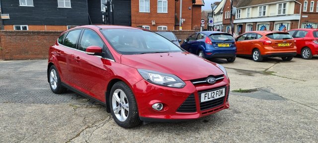 2012 12 Ford Focus 1.6 ZETEC TDCI 5d 113 BHP