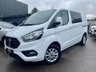 USED 2018 68 FORD TRANSIT CUSTOM 2.0 300 LIMITED DCIV L1 H1 168 BHP **6 Seater Crew Van - NO VAT** 