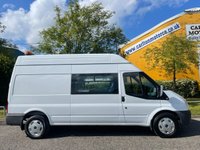 USED 2014 63 FORD TRANSIT 350L TDCi 125 [ Welfare Unit+Toliet ] High Roof  P/V 7 Seater / Rear Table