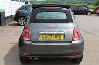 USED 2017 67 FIAT 500C 1.2 POP STAR 3d 69 BHP VIEW AND RESERVE ONLINE OR CALL 01527-853940 FOR MORE INFO.