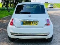 USED 2008 08 FIAT 500 1.4 LOUNGE 3d 99 BHP RARE 1.4 ENGINE! PAN ROOF - BLUETOOTH - CLIMATE CONTROL