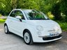 USED 2008 08 FIAT 500 1.4 LOUNGE 3d 99 BHP RARE 1.4 ENGINE! PAN ROOF - BLUETOOTH - CLIMATE CONTROL