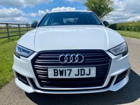 USED 2017 17 AUDI A3 1.4 TFSI BLACK EDITION 4d 148 BHP **12 MONTHS NATIONAL WARRANTY**