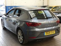 USED 2018 18 SEAT LEON 1.4 TSI FR TECHNOLOGY DSG 5d 148 BHP SAT NAV 1 OWNER FSH
