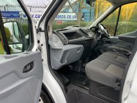 USED 2016 65 FORD TRANSIT 350 TDCi 155 L4 DROPSIDE + CRANE [ 13.7ft ] DRW  LIGHT ALLOY BODY D/S DROPSIDE BODY