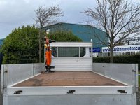 USED 2016 65 FORD TRANSIT 350 TDCi 155 L4 DROPSIDE + CRANE [ 13.7ft ] DRW  LIGHT ALLOY BODY D/S DROPSIDE BODY