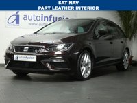 USED 2018 18 SEAT LEON 2.0 TDI FR TECHNOLOGY 5d 150 BHP SAT NAV PART LEATHER INTERIOR