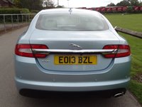 USED 2013 13 JAGUAR XF 2.2 D LUXURY 4d 200 BHP METALLIC CRYSTAL BLUE WITH A MERE 77000 MILES STUNNING COLOUR COMBINATION