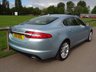 USED 2013 13 JAGUAR XF 2.2 D LUXURY 4d 200 BHP METALLIC CRYSTAL BLUE WITH A MERE 77000 MILES STUNNING COLOUR COMBINATION