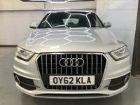 USED 2012 62 AUDI Q3 2.0 TDI S LINE 5d 138 BHP S LINE NAPPA LEATHER, SAT NAV