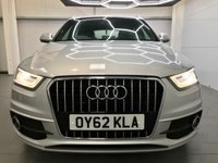 USED 2012 62 AUDI Q3 2.0 TDI S LINE 5d 138 BHP S LINE NAPPA LEATHER, SAT NAV