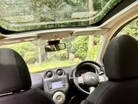 USED 2013 13 NISSAN MICRA 1.2 TEKNA DIG-S KURO 97 BHP &pound; ZERO ROAD TAX//PAN SUNROOF//SATNAV//REAR PARK ASSIST//NEW CLUTCH &pound; ZERO ROAD TAX//PAN SUNROOF//SATNAV//REAR PARK ASSIST//ELECTRIC FOLDING MIIRORS/ X7 SERVICE STAMPS LAST SERVICED @59,286 MILES