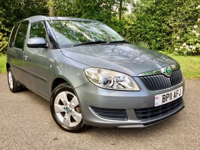 2011 11 Skoda Roomster 1.2 SE TSI 5d 84 BHP PANORAMIC GLASS SUNROOF//ALLOYS//AIRCON/NEW REAR BRAKES AND MOT