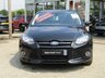 USED 2012 62 FORD FOCUS 1.6 TITANIUM 5d 124 BHP Finished in PANTHER BLACK MET metallic with contrasting Grey Cloth trim. This is a modern day peoples auto hatchback car. It is a reliable, practical and affordable vehicle that is liked by everyone. Great features which include Keyless Start, Low mileage, Park Sensors, Heated Front Screen, B/Tooth, DAB radio, Alloys, Front Fogs and much more. Dealer Serviced at 3504 miles, 5999 miles, 7593 miles and on arrival at 53514 miles by EMC. 12 Months MOT.