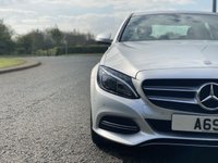 USED 2015 65 MERCEDES-BENZ C CLASS 1.6 C200 BLUETEC SPORT 4d 136 BHP Full Leather Sat Nav DAB Radio