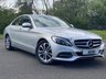 USED 2015 65 MERCEDES-BENZ C CLASS 1.6 C200 BLUETEC SPORT 4d 136 BHP Full Leather Sat Nav DAB Radio