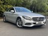 USED 2015 65 MERCEDES-BENZ C CLASS 1.6 C200 BLUETEC SPORT 4d 136 BHP Full Leather Sat Nav DAB Radio