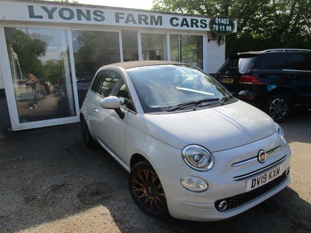 2019 19 Fiat 500c 1.2 120TH ANNIVERSARY CONVERTIBLE 2d 69 BHP *VERY RARE SPECIAL EDITION*
