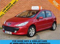 USED 2007 07 PEUGEOT 307 1.6 S HDI 5d 89 BHP Previous keeper owned for 12 years