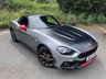 USED 2019 19 ABARTH 124 1.4 SPIDER MULTIAIR 2d 168 BHP RED & BLACK LEATHER