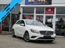 USED 2015 65 MERCEDES-BENZ A-CLASS 1.5 A180 CDI BLUEEFFICIENCY SPORT 5d 109 BHP Finished in POLAR WHITE with contrasting FULL HEATED LEATHER trim. This A class certainly looks smart, with its slim lights and smooth body panels. There's plenty of room in the front and the back which will suit the average family. Features include, &pound;20 Road Tax, Part Leather trim, B/Tooth, Cruise Control 17" alloys and much more. Dealer Serviced at 15123 miles, 41646 miles, 49841 miles and at 52938 miles by EMC on arrival. MOT due 13/6/2022.